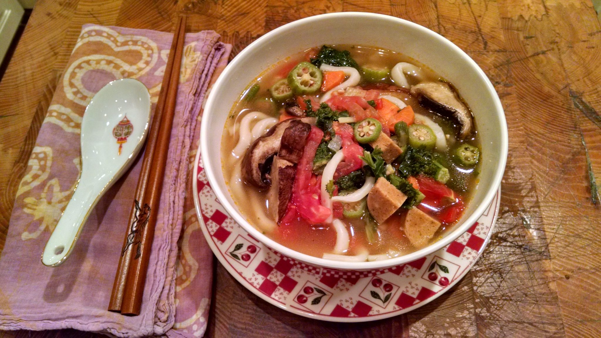 Vegetable Udon Noodle Soup Alamo Wellness Alliance